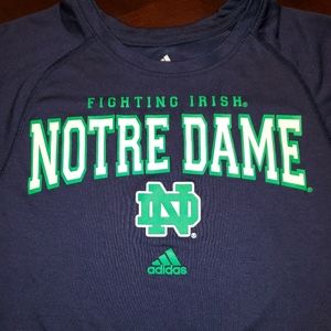 Boys Notre Dame Adidas Tshirt